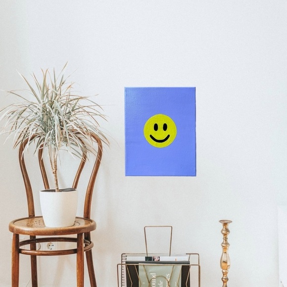 Original “Smiley” Acrylic Painting  on Canvas - Picture 5 of 5